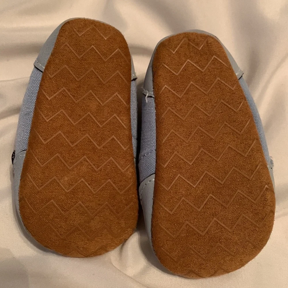 Carter's Blue Baby Walker Shoes with Velcro Straps